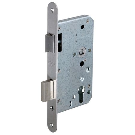 Замок врезной Fuaro FP.C-65.72-0434 FL-0434 для противопожарной двери под цилиндр хром