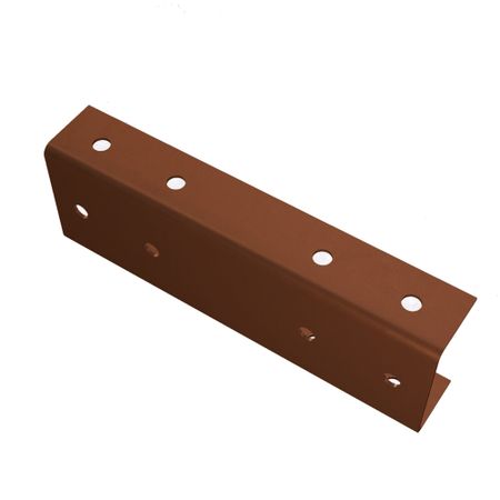 Соединитель для профильной трубы 40х20 мм коричневый RAL 8017 (10 шт.)