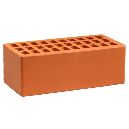 Кирпич облицовочный красный гладкий 250x120x88 мм 1.4 НФ Воротынский М150