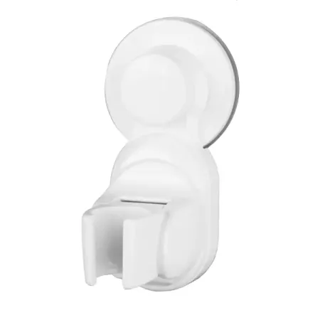 Держатель лейки на присосках навес easy пластик белый