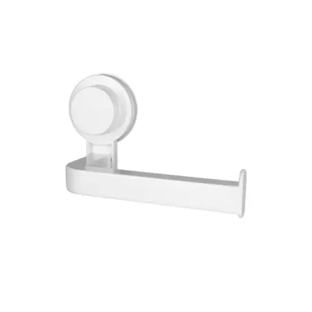 Держатель туалетной бумаги на присосках навес easy пластик белый