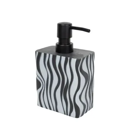 Дозатор для мыла акцент полирезина черный