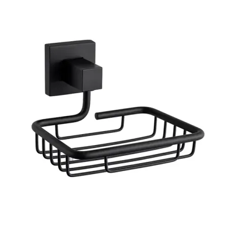 Мыльница-сетка навес квадро металл черный