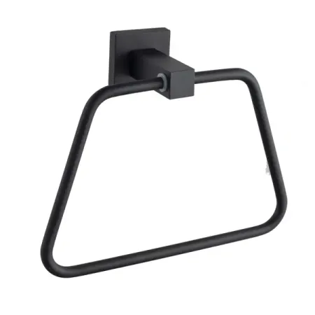 Кольцо для полотенец навес квадро металл черный 4 шт деревянные плетеные зажимы для полотенец