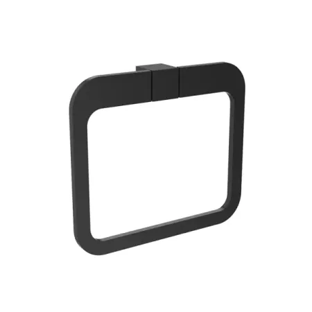 Кольцо для полотенец навес магия металл черный комплект полотенец кухонных ваф ферма винтаж 35х60см 2шт оливковый арт нк 46в20 ферма