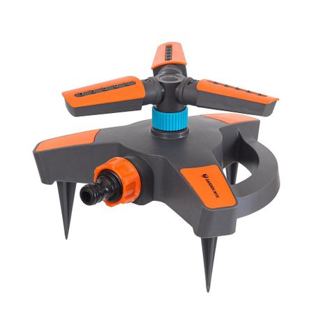 Дождеватель 1/2х3/4 Garden Жук пластиковый вращающийся 2 режима (322714-00)