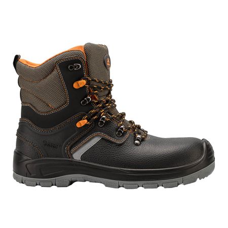 Ботинки рабочие кожаные с защитным подноском и стелькой размер 43 черные Prosafe Profi (8742ТКВ)