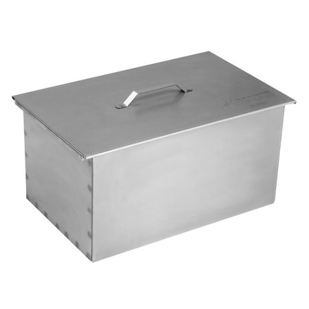 Коптильня двухъярусная Тонар с поддоном для сбора жира 45х28х24 см сталь 1,5 мм (К-001)