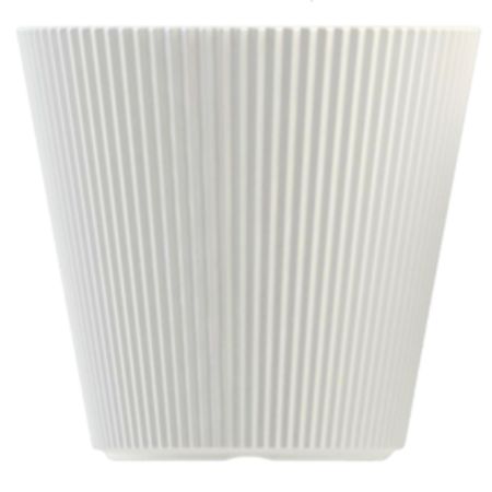 Кашпо Serinova Luna белое 39х36,5 см