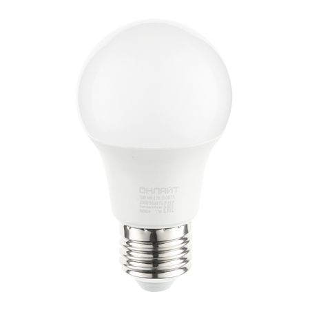 Лампа светодиодная Онлайт E27 2700К 10 Вт 750 Лм 220-240 В груша A60 матовая