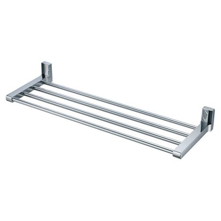 Полка для ванной WasserKraft Leine 635х200х68 мм пластик/металл хром (K-5011)