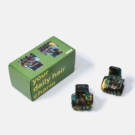 Набор заколок для волос KISIMI Заколки-крабики для волос Daily, размер XS для iveco daily 4x4 логотип daily iv v vi van camper кожаный автомобильный брелок из углеродного волокна с пряжкой в форме подковы ювелирные аксессуары