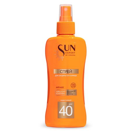 Спрей Sun для защиты от солнца SPF 40, 180 мл, Apalight комплекс (Hydroxyapatite), без Диоксида Титана, Liposentol комплекс (A,E,F) максим ахмадович кабир машинист паровоза призрака