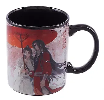 Кружка в подарочной коробке Благословение Небожителей Се Лянь и Хуа Чен цветение сакуры (керамика, деколь) (330мл) (12-7624-Z22)