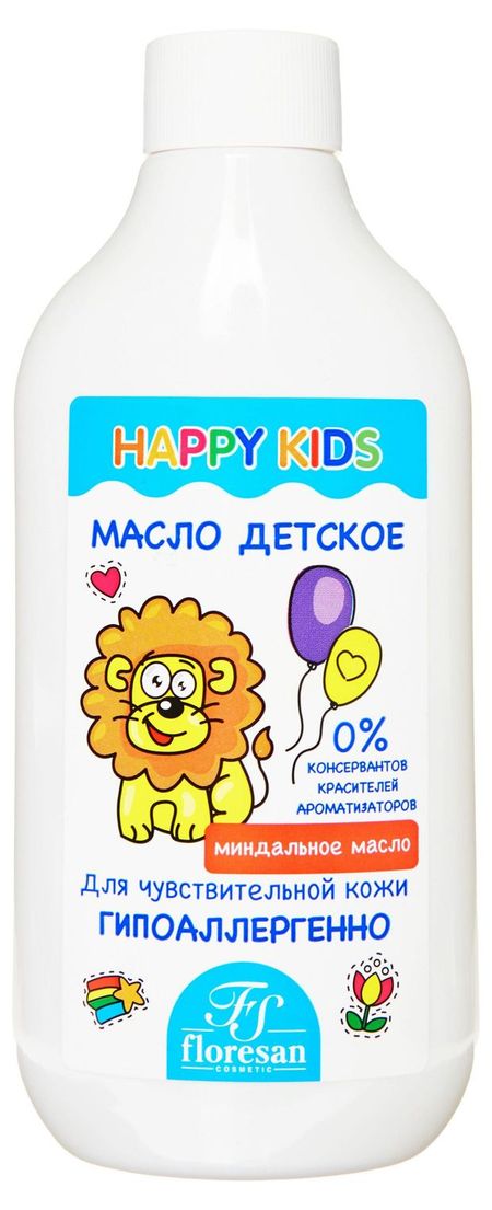 Масло детское Floresan Happy Kids для чувствительной кожи , 250 мл