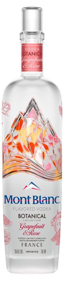 Водка Mont Blanc Grapefruit & Rose Франция, 0,7 л