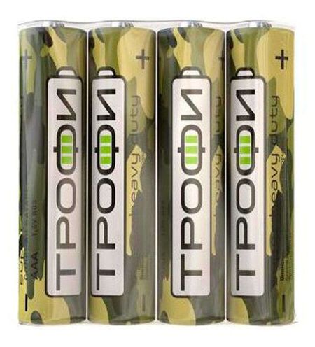 Батарейка Трофи Классика R03-4S типоразмер AAA, 4 шт светлана александровна алексиевич цинковые мальчики