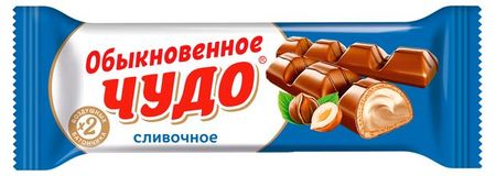 Батончик вафельный Славянка Обыкновенное чудо сливочное, 55 г