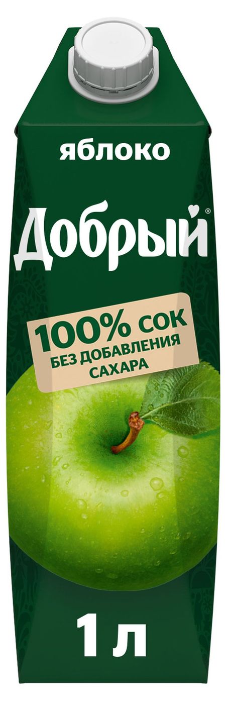 Сок Добрый Яблоко, 1 л