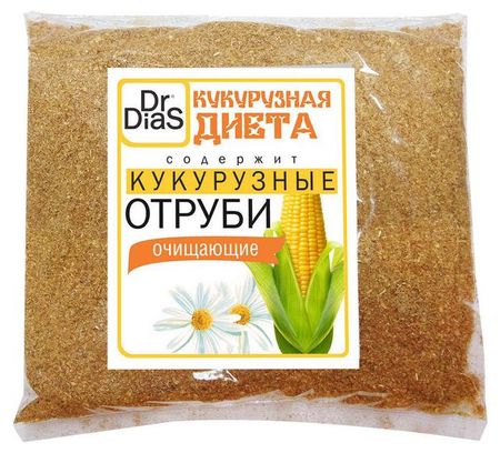 Отруби кукурузные DR.DIAS очищающие, 180 г