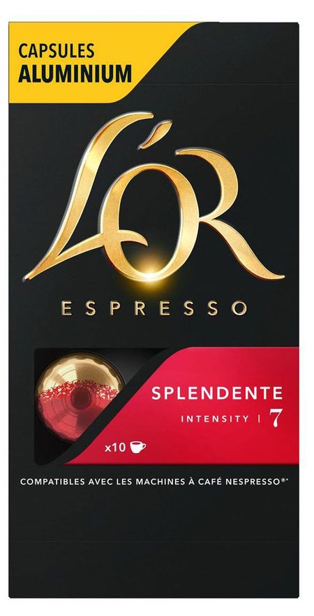 Кофе в капсулах L'OR Espresso Splendente Франция, 10 капсул