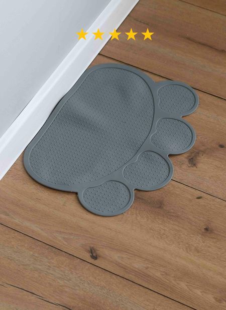 Для дома PETSHOP Коврик силиконовый под миску (черный)