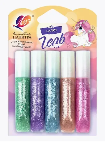 Гель с блестками 