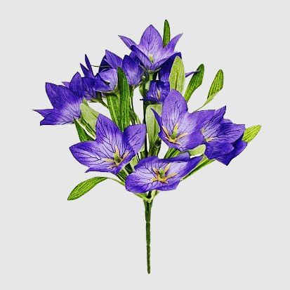 Букет крокусов Конэко-О искусственный, фиолетовый 27 см алмазная мозаика рус кол дандорф букет f4 012 30x40см класс квадр стразы с подрамником полн зап 34цв рыжий кот 6 коробка