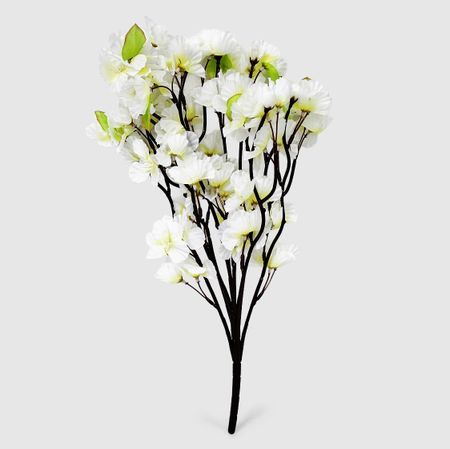 Букет сакуры Конэко-О искусственный белый 50 см