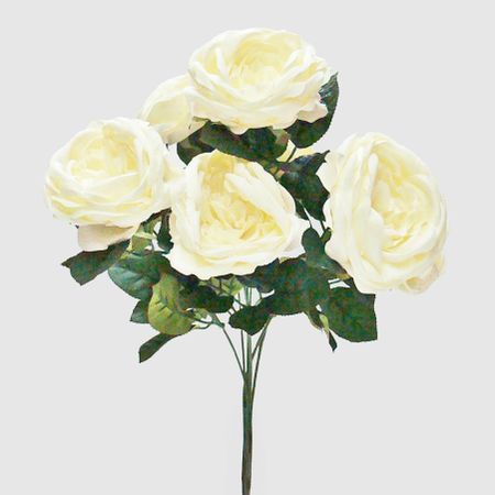 Букет роз Конэко-О искусственный белый, 43 см