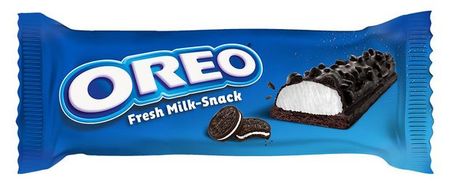 Пирожное бисквитное OREO Fresh Milk-Snack с молочной начинкой и кусочками печенья глазированное Италия, 27 г