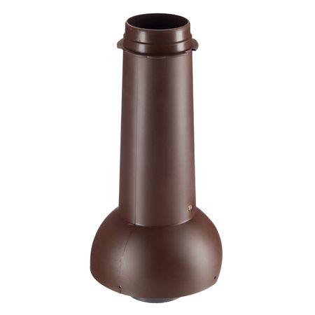 Вентиляционный выход канализации Krovent Pipe-VT изолированный d110 мм коричневый aluminium engine coolant flange connecting pipe 03h121145a 03h121144a for audi q7 vw cc passat phaeton touareg 03h 121 145 a