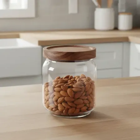 Банка для сыпучих продуктов Vidage 0.48 л стекло цвет прозрачный moonbiffy банка для специй 4 в 1 зелёная синяя