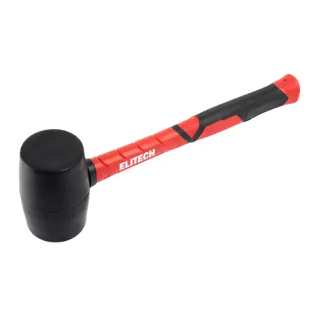 Киянка резиновая черная Elitech 620101 450 г