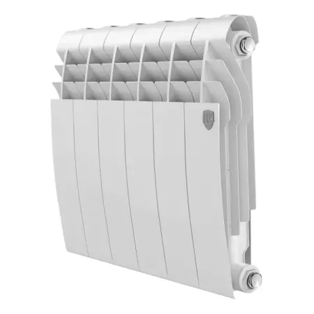 Радиатор секционный Royal Thermo BiLiner B 350/87 6 секций боковое подключение биметалл белый