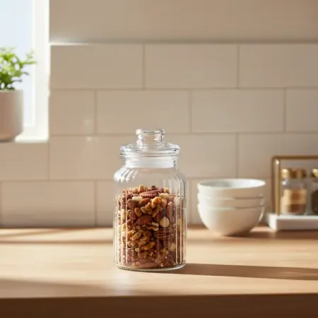 Банка для сыпучих продуктов Vidage 1.2 л стекло цвет прозрачный moonbiffy банка для специй 4 в 1 зелёная синяя