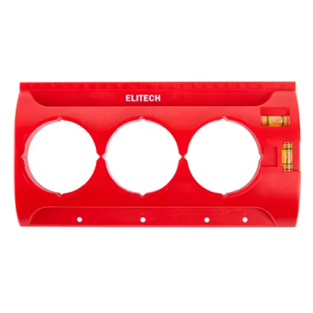 Шаблон разметочный Elitech 320901 для сверления розеток