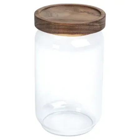 Банка для сыпучих продуктов Vidage 0.75 л с крышкой стекло цвет прозрачный