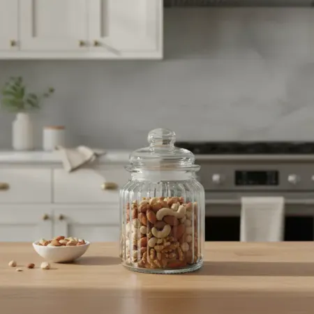 Банка для сыпучих продуктов Vidage 0.3 л стекло цвет прозрачный moonbiffy банка для специй 4 в 1 зелёная синяя