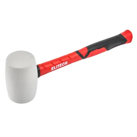 Киянка резиновая белая Elitech 620102 450 г