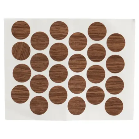 Заглушка самоклеящаяся H3734 ST9 ø20 мм цвет орех 24 шт.