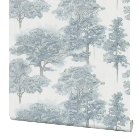 Обои флизелиновые Palitra Home Taina Lesa серые 1.06 м HC72463-16