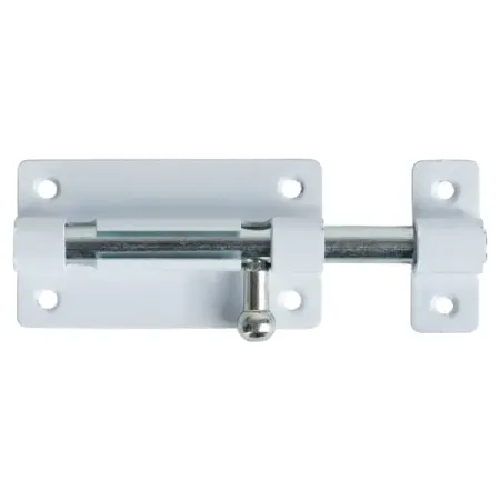 Шпингалетный замок мебельный ЗТ-6 7 см цвет белый сейф мебельный aiko t 230 kl 230х310х250мм ключевой замок