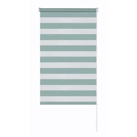 Штора рулонная день-ночь Петер 50x160 см бирюзовая