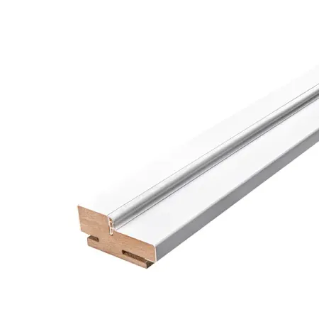 Дверная коробка Борно телескопическая 2370x70x32 мм ПЭТ цвет белый (2.5 шт.)