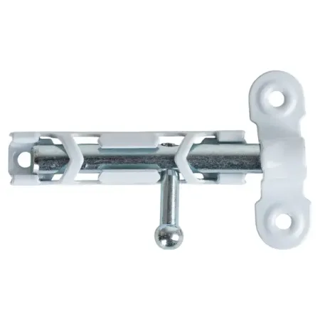 Шпингалетный замок мебельный ЗТ-1 7 см цвет белый сейф мебельный aiko t 230 kl 230х310х250мм ключевой замок