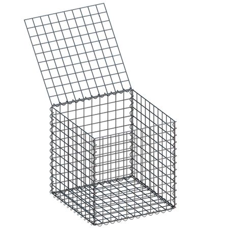 Габион сетчатый 400х400х400 мм ячейка 50х50 мм цинк Таврос домашние рождественские украшения рождественские наволочки наволочки для дивана 40х40 45х45 50х50 60х60 украшение для гостиной