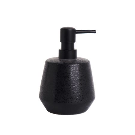 Дозатор для мыла Fora Tidal настольный керамика черный (FOR-TID021)