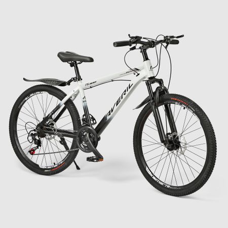Велосипед городской/горный Kamarte 26 дюймов 21 скорость алюминий серебристый