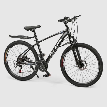 Велосипед городской/горный Kamarte 26 дюймов 21 скорость алюминий черно-голубой